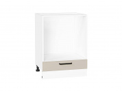 Шкаф нижний под духовку Нео 816*600*476 Cream Silk / Белый