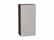 Шкаф верхний с 1-ой дверцей Фьюжн 920*450*320 Clay Silk / Graphite