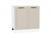 Шкаф нижний с 2-мя дверцами Нео 816*800*480 Cream Silk / Белый