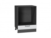 Шкаф нижний под духовку Ницца 816*600*474 Blanco / Graphite