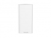 Шкаф верхний торцевой Квадро 920*300*307 Белый / Белый