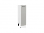 Шкаф нижний с 1-ой дверцей Флэт 816*200*478 Light Grey In 2S / Белый