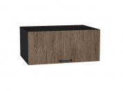 Шкаф верхний горизонтальный глубокий Флэт 358*800*574 Brown Casella Oak 2S / Graphite