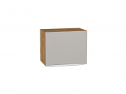 Шкаф верхний горизонтальный Фьюжн 358*450*320 Silky Light Grey / Дуб Вотан