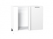 Шкаф нижний угловой Флэт 816*890*478 White In 2S / Белый