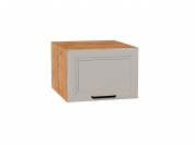 Шкаф верхний горизонтальный глубокий Нео 358*500*576 Clay Silk / Дуб Вотан