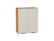 Шкаф верхний с 2-мя дверцами Флэт 716*600*318 Cashmere In 2S / Дуб Вотан