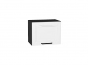 Шкаф верхний горизонтальный Нео 358*450*320 White Silk / Graphite