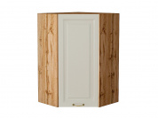 Шкаф верхний угловой Ницца 920*600*600 Агат / Дуб Вотан