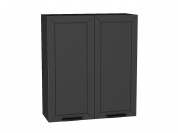 Шкаф верхний с 2-мя дверцами Глетчер 920*800*318 Маренго Силк / Graphite