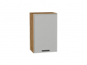 Шкаф верхний с 1-ой дверцей Фрейм 716*450*324 Grey Silk / Дуб Вотан