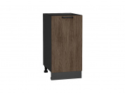 Шкаф нижний с 1-ой дверцей Флэт 816*400*478 Brown Casella Oak 2S / Graphite
