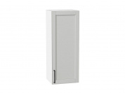 Шкаф верхний с 1-ой дверцей Сканди 920*350*320 Grey Silkwood / Белый