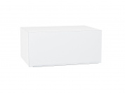 Шкаф верхний горизонтальный глубокий Фьюжн 358*800*576 Silky White / Белый