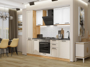 Нео-02 2140*2300*600 White Silk/Cream Silk