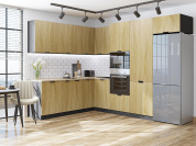 Евро Лайн-03 2140*2150/2800*600 Дуб песочный