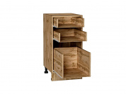 Каркас нижнего шкафа с 3-мя ящиками Н 403 816*400*462 Дуб Вотан