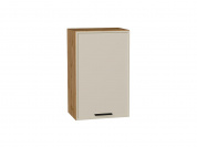 Шкаф верхний с 1-ой дверцей Фрейм 716*450*324 Cream Silk / Дуб Вотан
