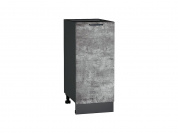 Шкаф нижний с 1-ой дверцей Флэт 816*350*478 Temple Stone 2S / Graphite