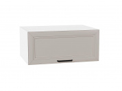 Шкаф верхний горизонтальный глубокий Нео 358*800*576 Clay Silk / Белый