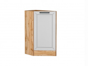 Шкаф нижний торцевой Глетчер 816*296*552 Гейнсборо Силк / Дуб Вотан