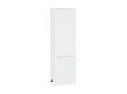 Шкаф пенал с 2-мя дверцами Фьюжн 2132*600*576 Silky White / Белый