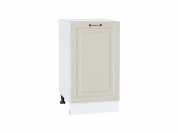 Шкаф нижний с 1-ой дверцей Ницца 816*450*478 Агат / Белый