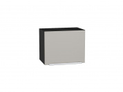 Шкаф верхний горизонтальный Фьюжн 358*450*320 Silky Light Grey / Graphite