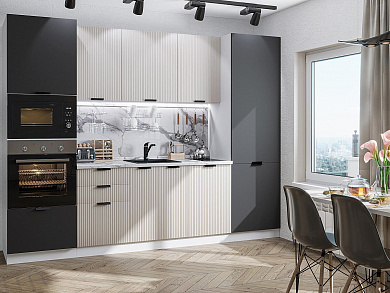 Евро Лайн-01 2140*2800*600 Агат/Антрацит