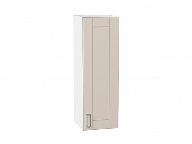 Шкаф верхний с 1-ой дверцей Лофт 920*300*320 Cream Silk / Белый