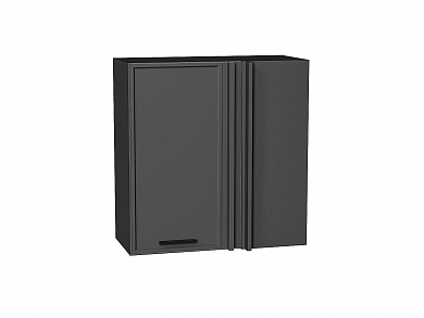 Шкаф верхний прямой угловой Фрейм 716*700*345 Stormy Silk / Graphite