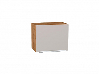 Шкаф верхний горизонтальный Фьюжн 358*450*320 Clay Silk / Дуб Вотан