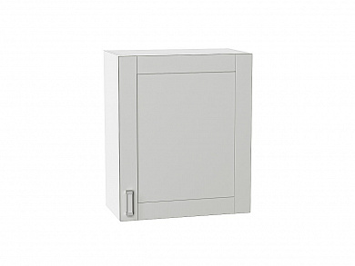 Шкаф верхний с 1-ой дверцей Лофт 716*600*320 Grey Silk / Белый