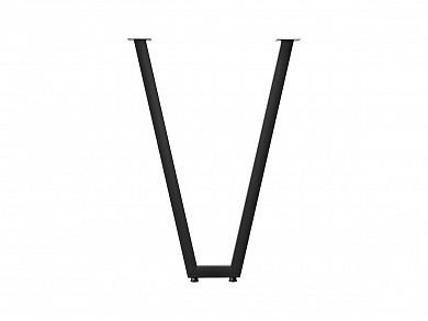 Подстолье Лофт V-образное регулируемое 820*550*100 Черный муар