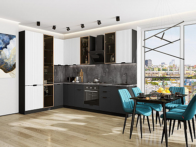 Евро Лайн-07 2340*2000/3000*600 Белый/Антрацит