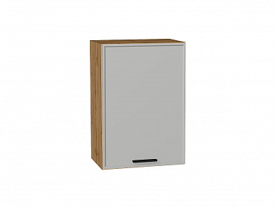Шкаф верхний с 1-ой дверцей Фрейм 716*500*324 Grey Silk / Дуб Вотан