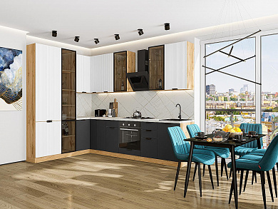 Евро Лайн-07 2340*2000/3000*600 Белый/Антрацит