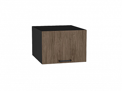 Шкаф верхний горизонтальный глубокий Флэт 358*500*574 Brown Casella Oak 2S / Graphite