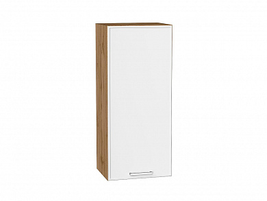 Шкаф верхний с 1-ой дверцей Квадро 920*400*321 Белый / Дуб Вотан