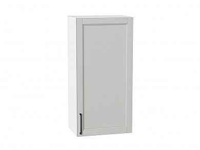 Шкаф верхний с 1-ой дверцей Сканди 920*450*320 Grey Silkwood / Белый