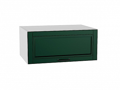 Шкаф верхний горизонтальный глубокий Дублин 358*800*574 Special Green / Белый