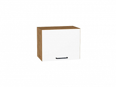 Шкаф верхний горизонтальный Флэт 358*450*318 White In 2S / Дуб Вотан