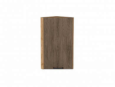 Шкаф верхний торцевой Флэт 716*300*306 Brown Casella Oak 2S / Дуб Вотан