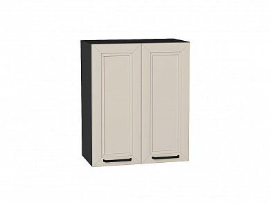 Шкаф верхний с 2-мя дверцами Нео 716*600*320 Cream Silk / Graphite