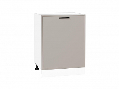 Шкаф нижний с 1-ой дверцей Фрейм 816*600*484 Clay Silk / Белый