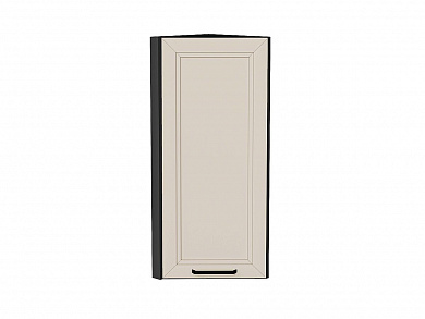 Шкаф верхний торцевой Нео 920*300*306 Cream Silk / Graphite