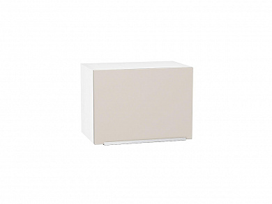 Шкаф верхний горизонтальный Фьюжн 358*500*320 Cream Silk / Белый