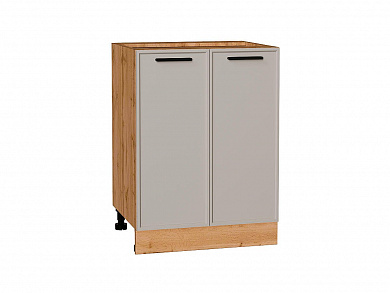 Шкаф нижний с 2-мя дверцами Фрейм 816*600*484 Clay Silk / Дуб Вотан