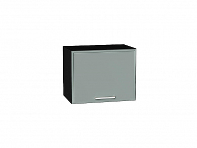 Шкаф верхний горизонтальный Квадро 358*450*321 Аквамарин / Graphite