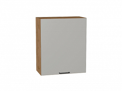 Шкаф верхний с 1-ой дверцей Флэт 716*600*318 Light Grey In 2S / Дуб Вотан